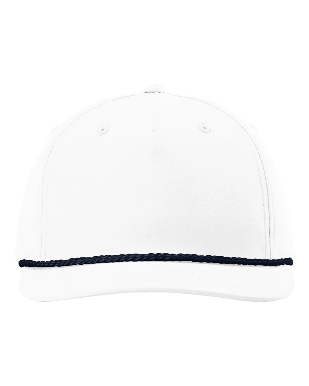 Five Panel Classic Rope Cap - Front - B27095000 - White/ Navy