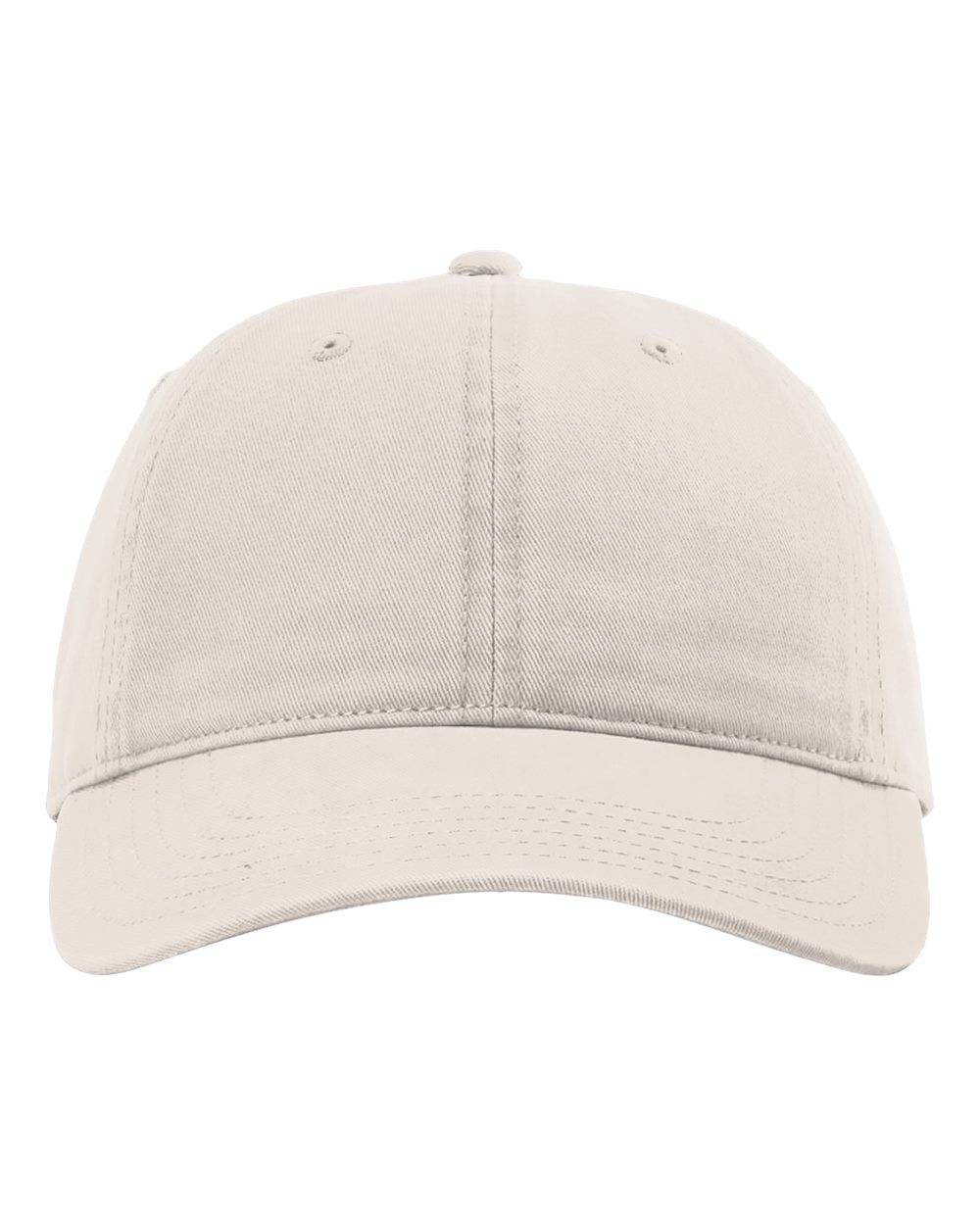 Peach Twill Dad Hat - Front - B27895100 - Stone