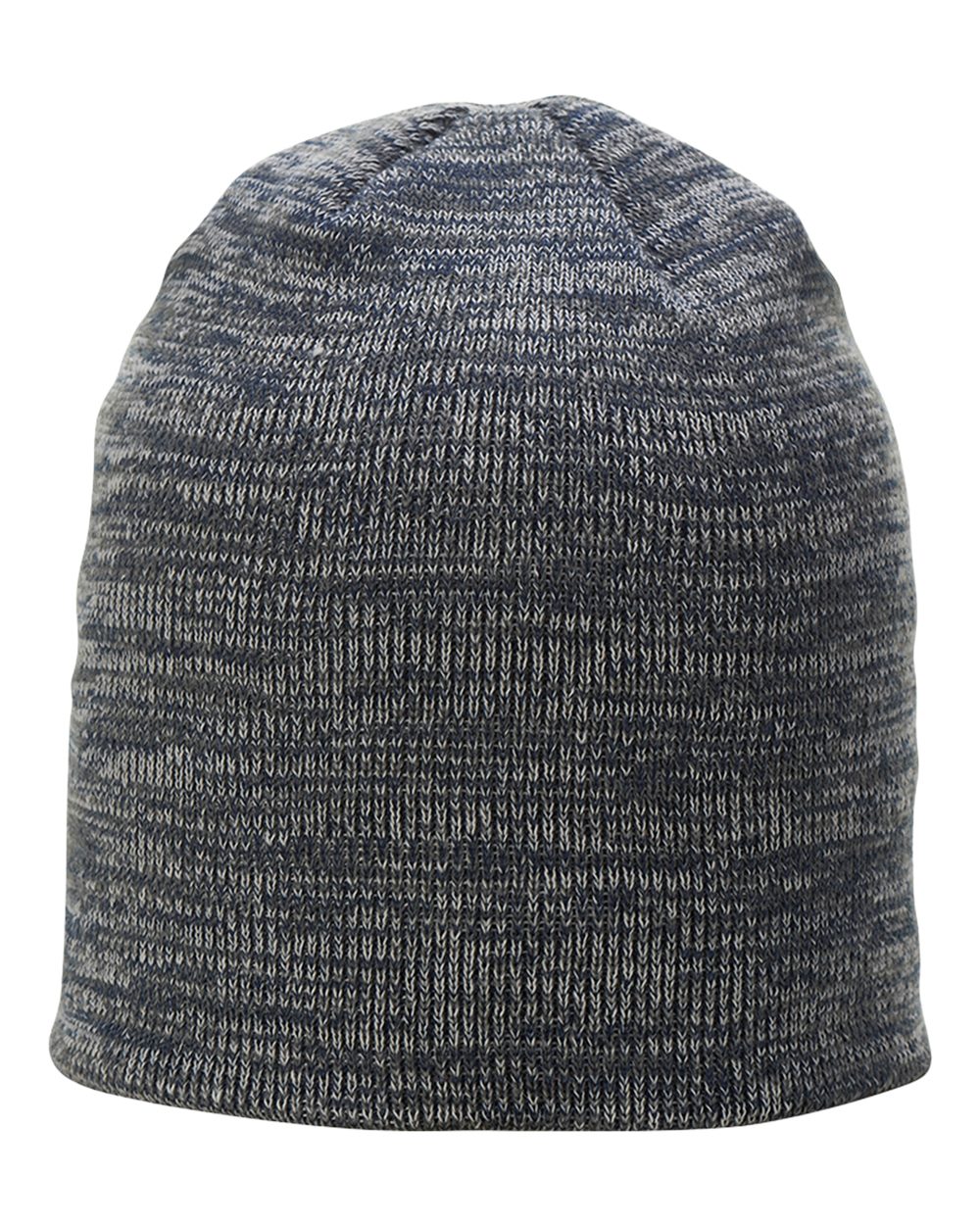 Marled Beanie - Back - B99795630 - Navy/ Grey/ White