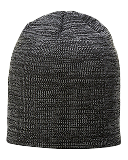 Marled Beanie - Front - B99795510 - Black/ Grey/ Charcoal