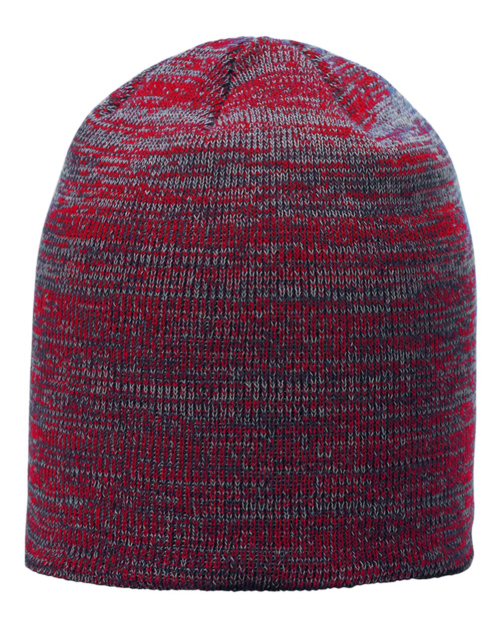 Marled Beanie - Front - B99795750 - Red/ Grey/ Charcoal