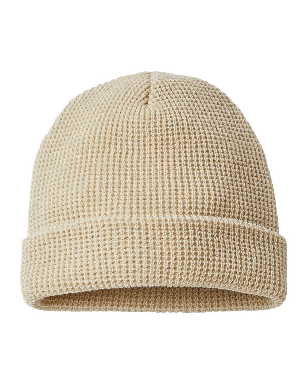 Waffle Cuffed Beanie - styleImage
