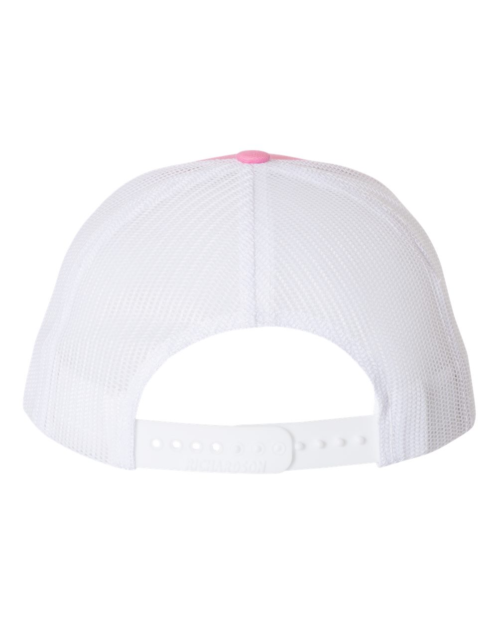 Snapback Trucker Cap - Back - B18095310 - Hot Pink/ White