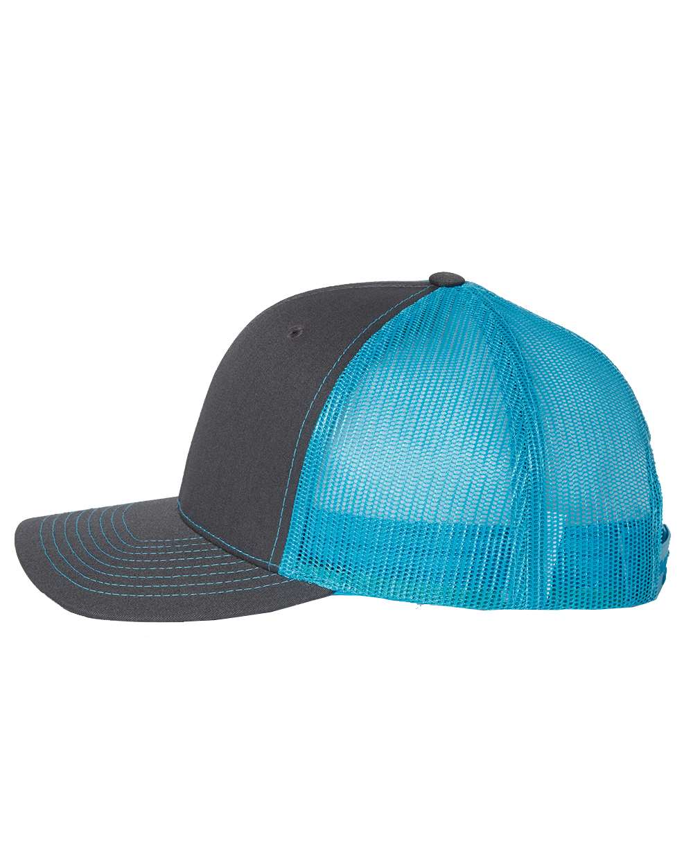 Snapback Trucker Cap - DirectSide - B18095180 - Charcoal/ Neon Blue