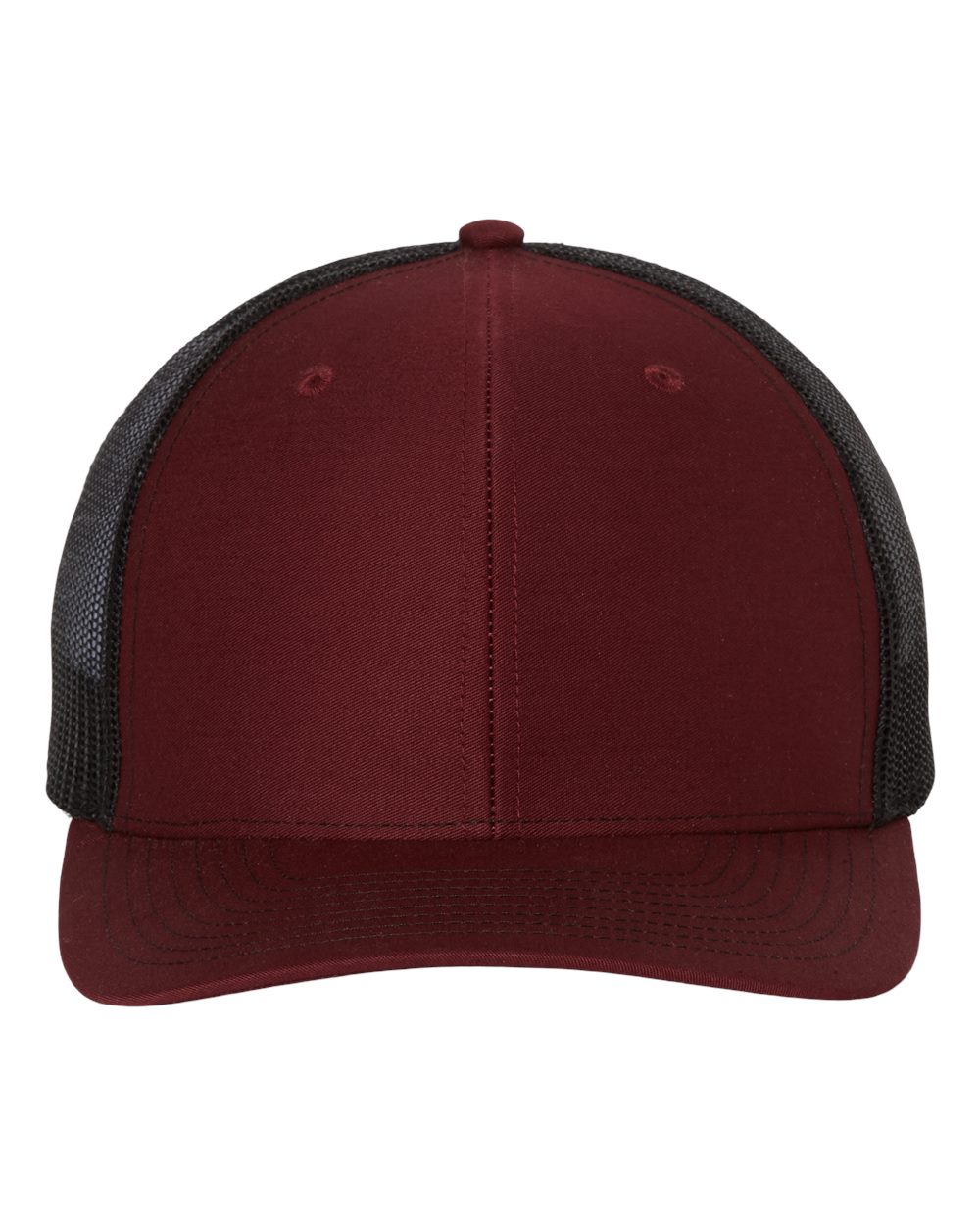 Snapback Trucker Cap - Front - B18095860 - Cardinal/ Black