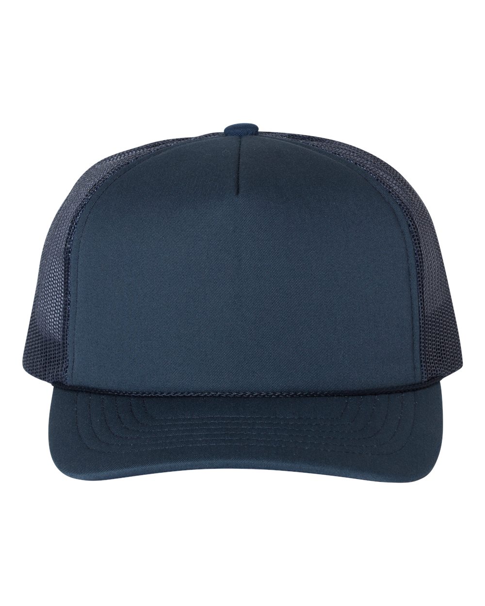 Foamie Trucker Cap - Front - B90495650 - Navy