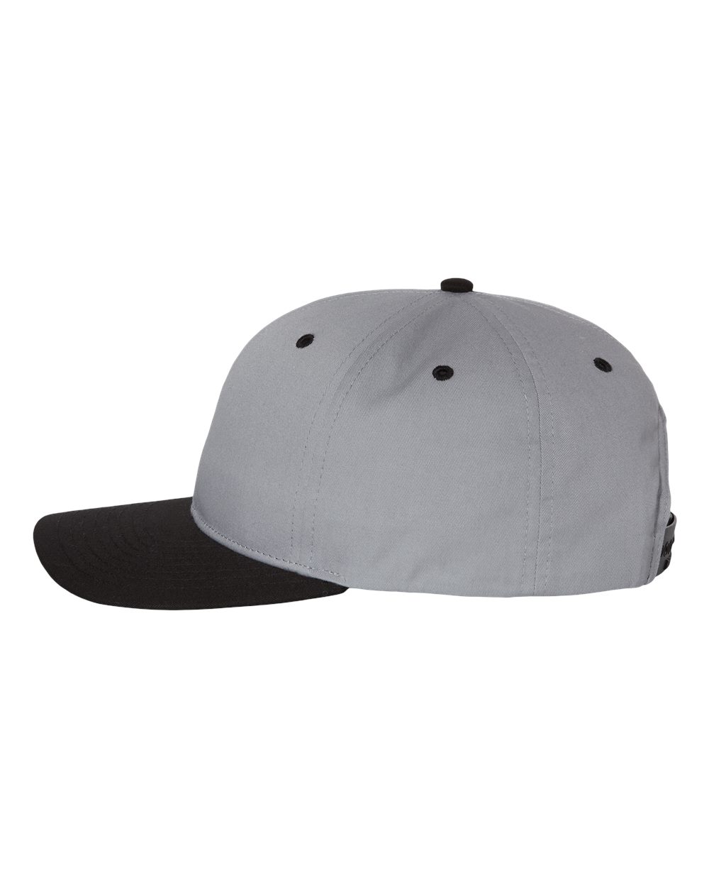 Pro Twill Snapback Cap - DirectSide - B06195090 - Grey/ Black