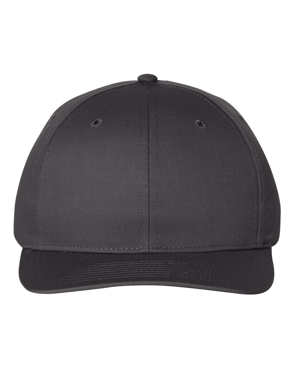 Pro Twill Snapback Cap - Front - B06195120 - Charcoal