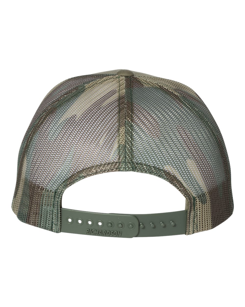 Printed Mesh Trucker Cap - Back - B00595110 - Loden/ Green Camo