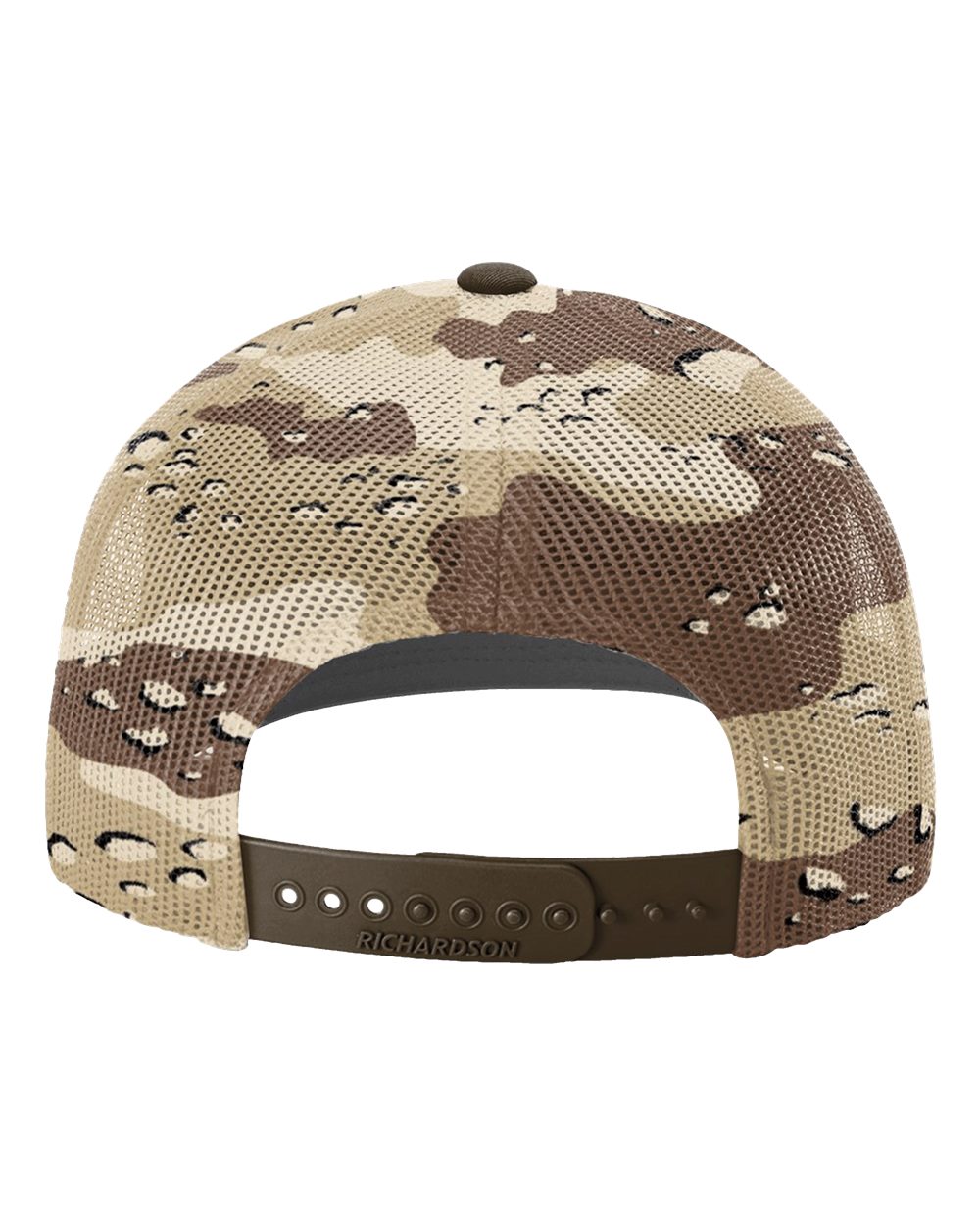 Printed Mesh Trucker Cap - Back - B00595600 - Brown/ Desert Camo