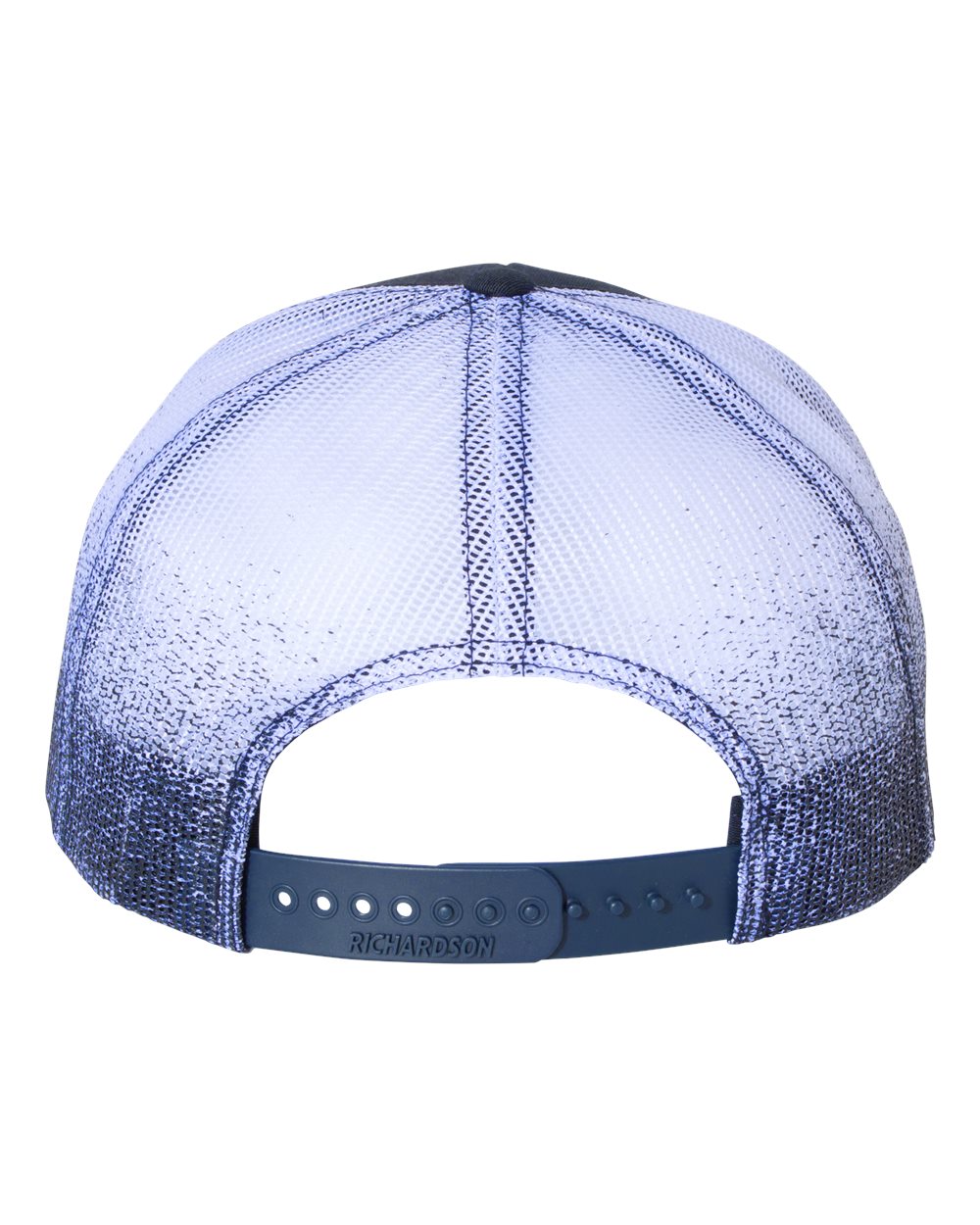 Printed Mesh Trucker Cap - Back - B00595650 - Navy/ Navy to White Fade