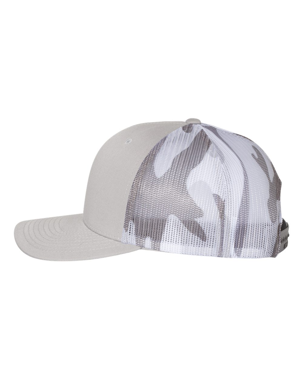 Printed Mesh Trucker Cap - DirectSide - B00595580 - Silver/ Grey Camo