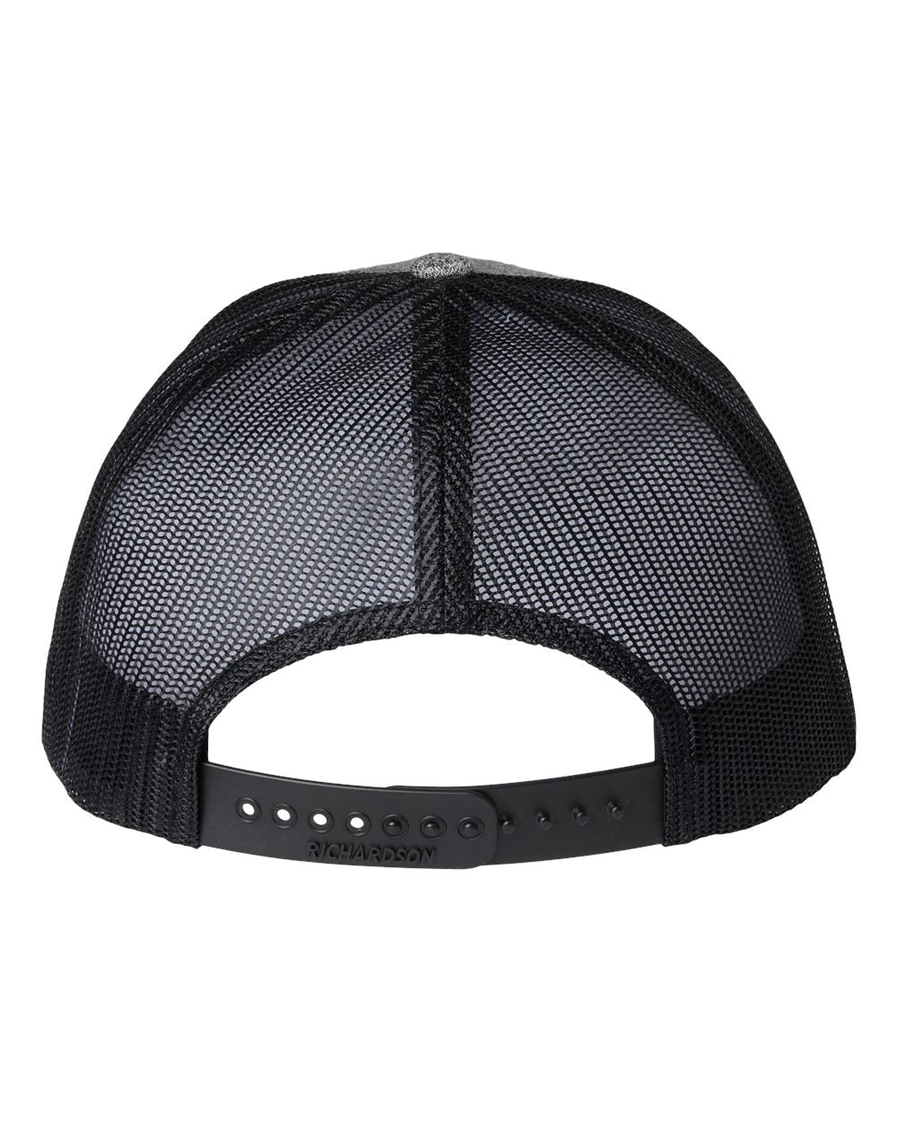 Low Pro Heather Trucker Cap - Back - B54595500 - Black Heather/ Black