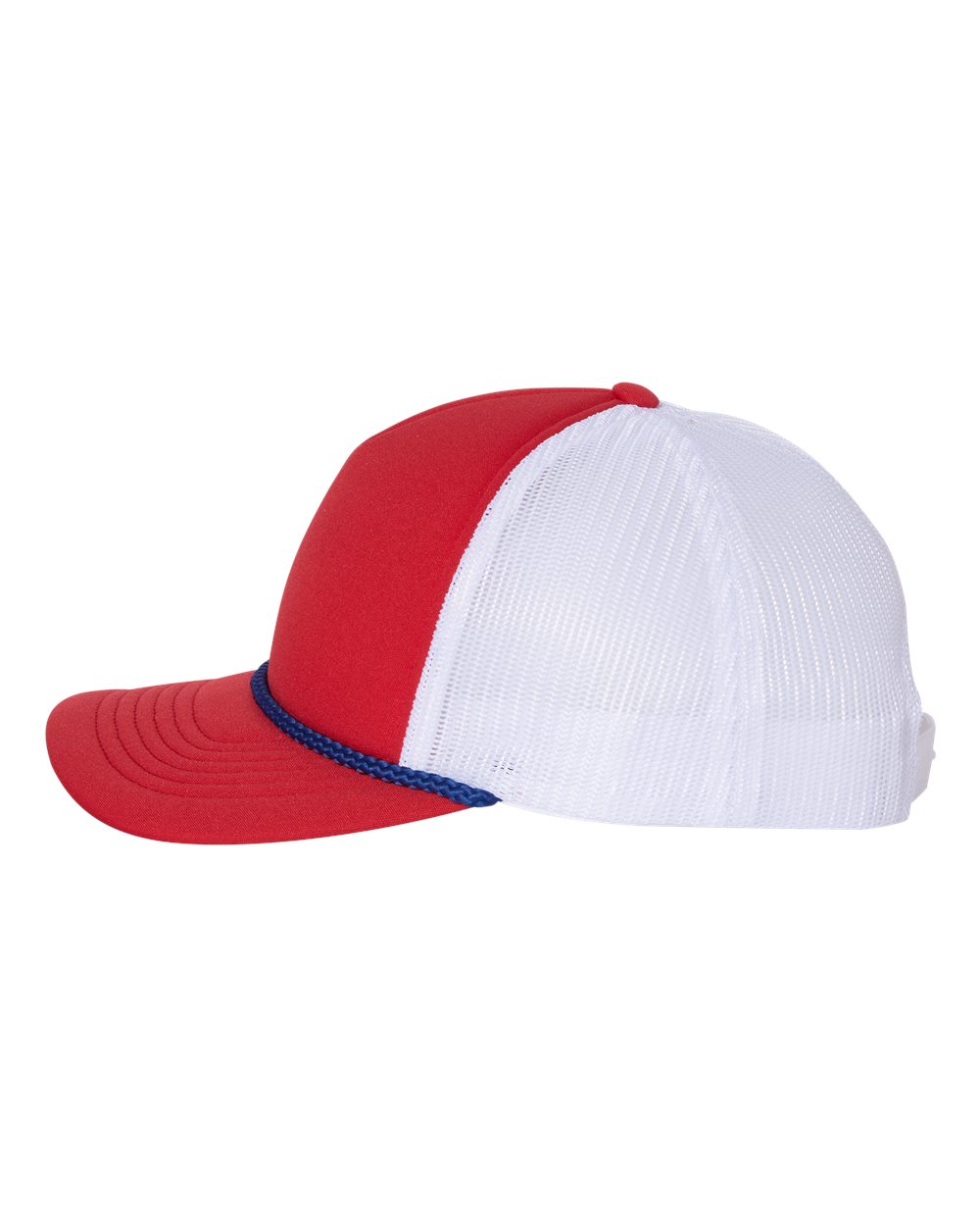 Low Pro Foamie Trucker Cap - DirectSide - B54695100 - Red/ White/ Royal