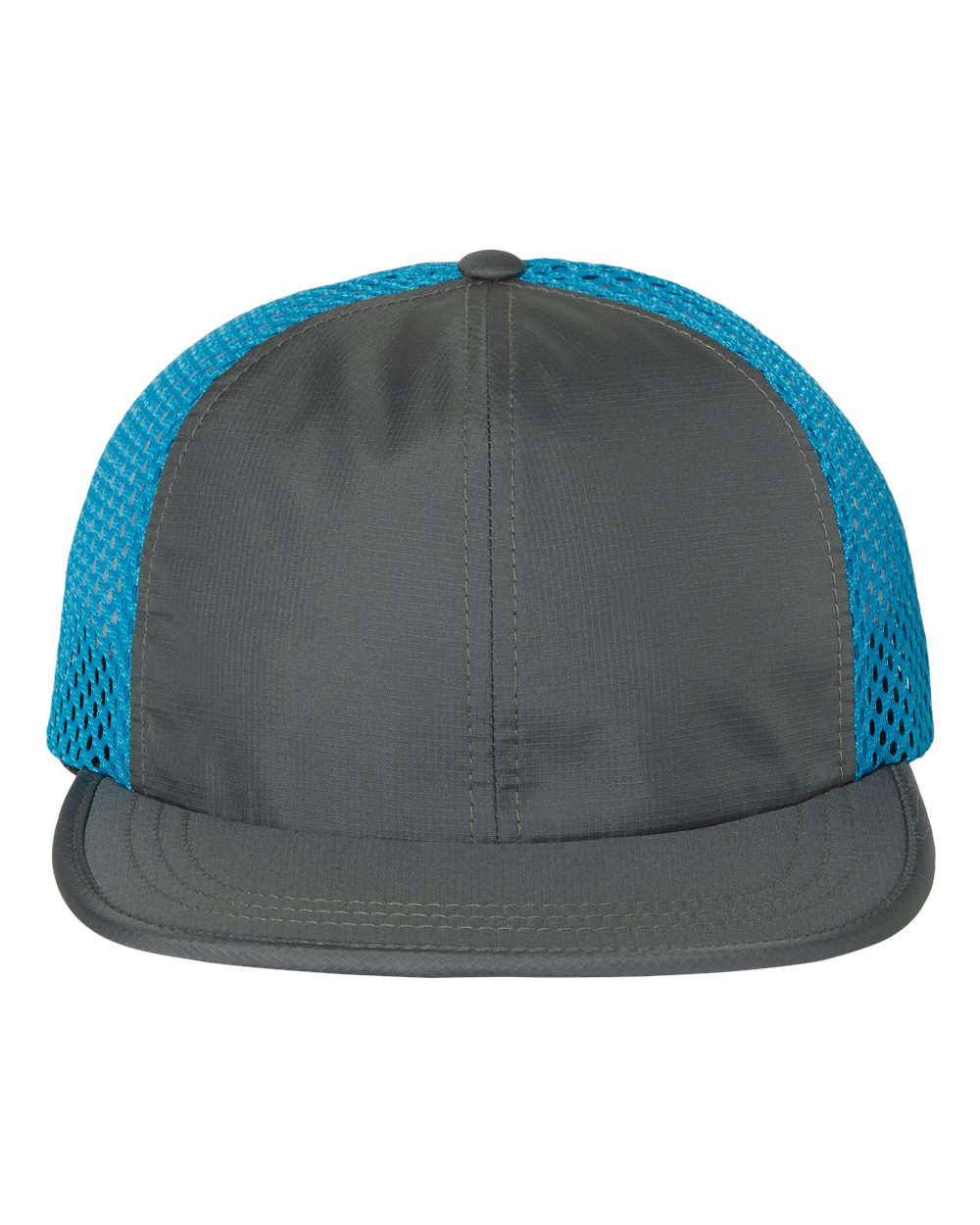 Rogue Wide Set Mesh Cap - Front - B54895580 - Charcoal/ Cyan