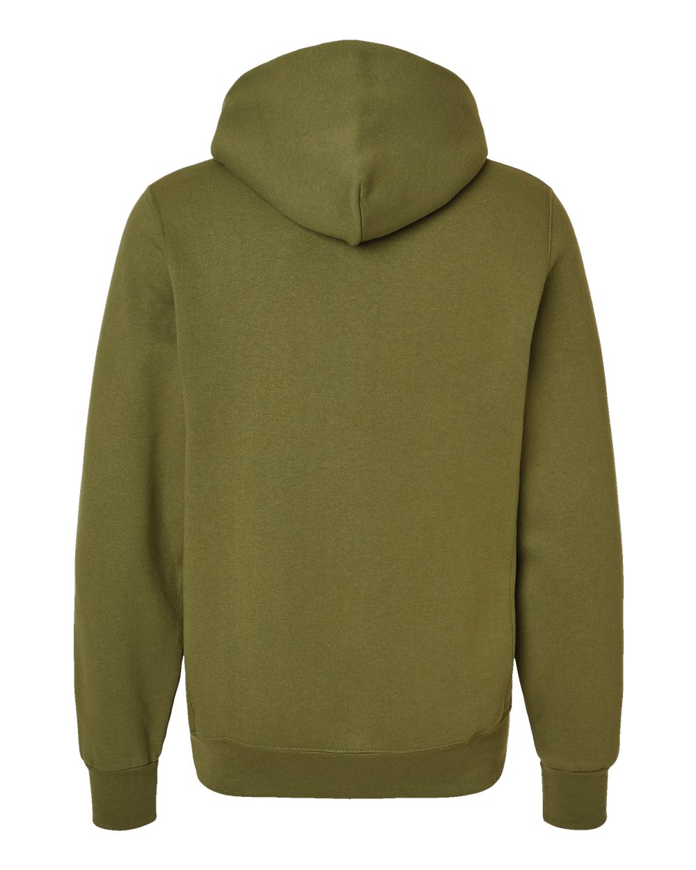 Unisex Dri Power® Hooded Sweatshirt - Back - B60411233 - Green Moss
