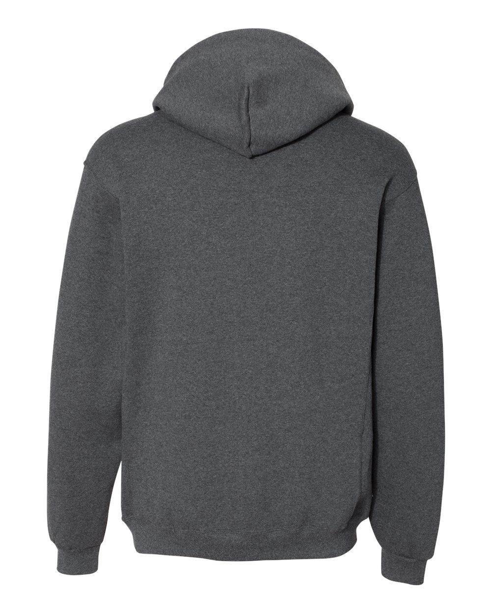 Unisex Dri Power® Hooded Sweatshirt - Back - B60411513 - Black Heather