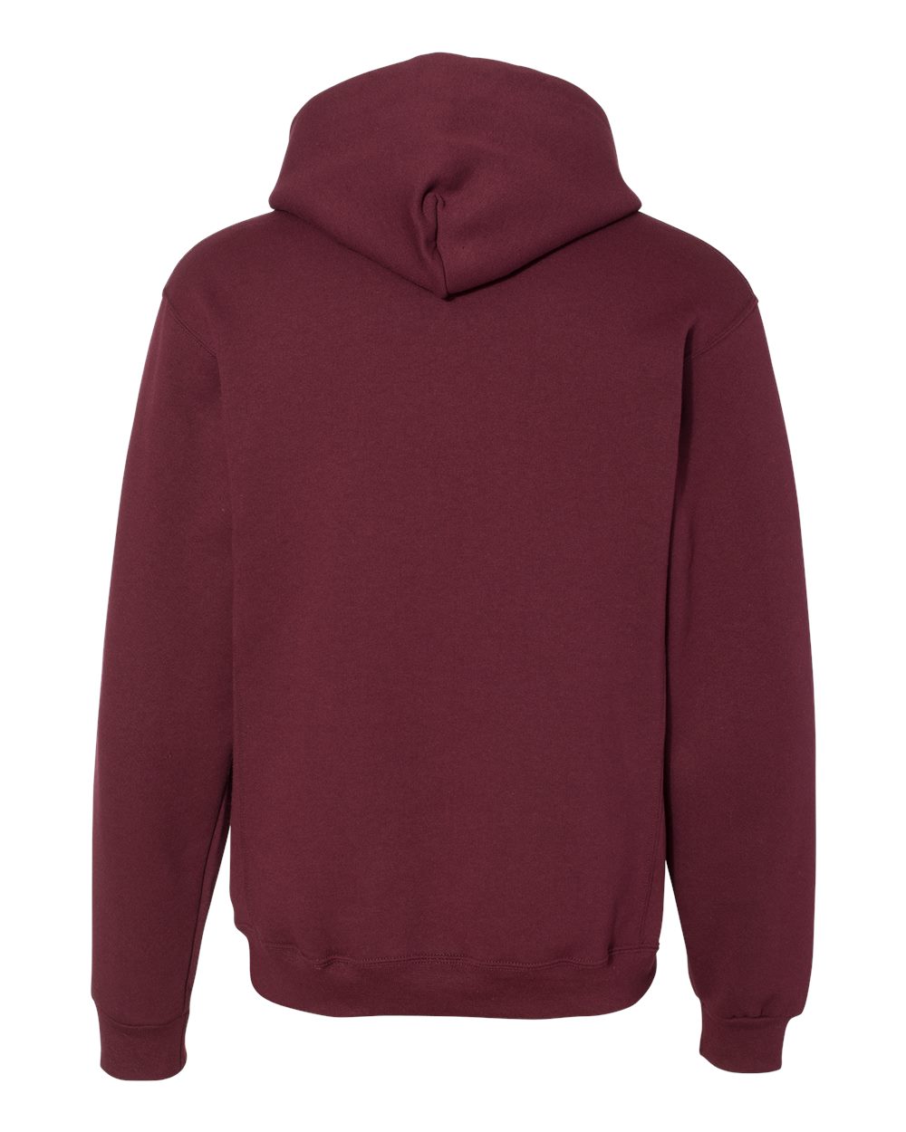 Unisex Dri Power® Hooded Sweatshirt - Back - B60411533 - Maroon
