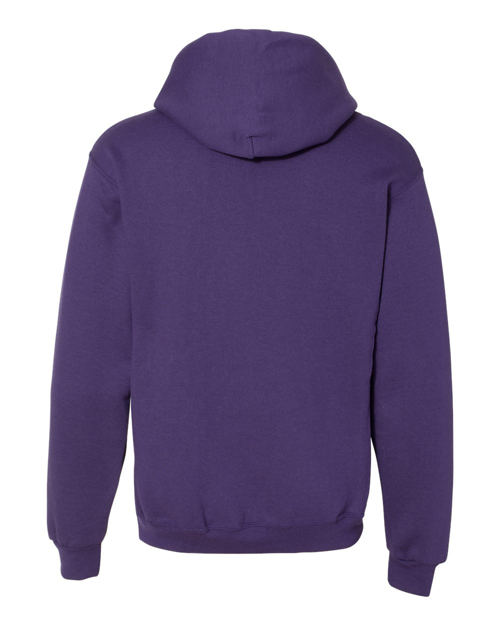 Unisex Dri Power® Hooded Sweatshirt - Back - B60411673 - Purple