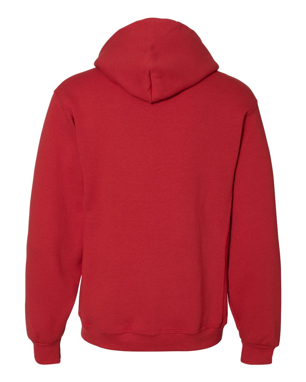 Unisex Dri Power® Hooded Sweatshirt - Back - B60411703 - True Red