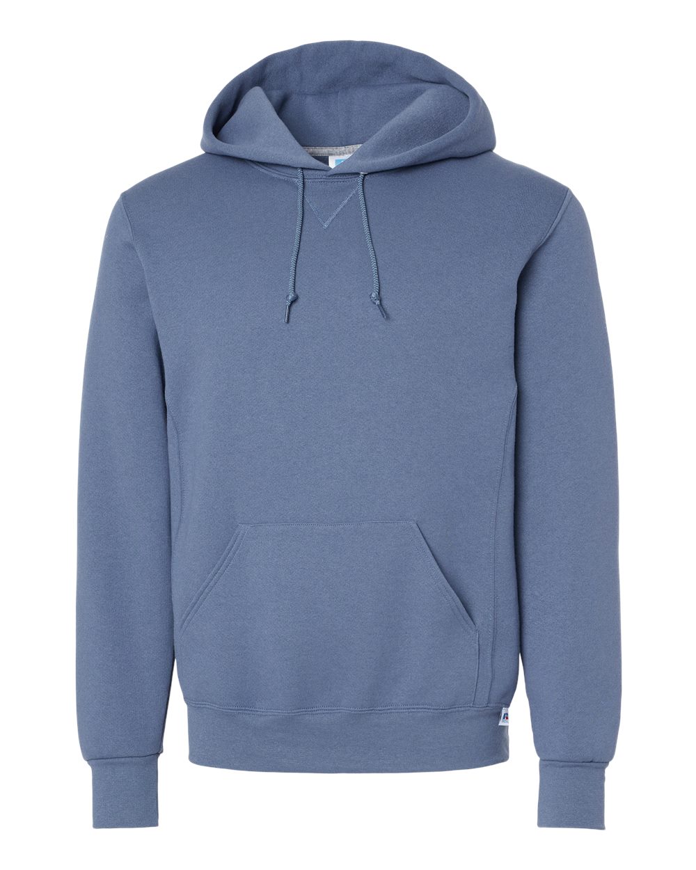 Unisex Dri Power® Hooded Sweatshirt - Front - B60411273 - Vintage Blue