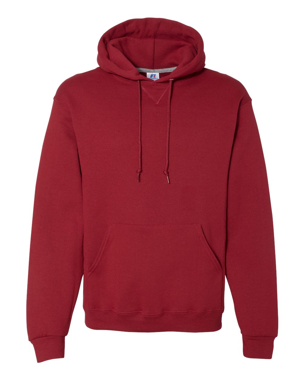 Unisex Dri Power® Hooded Sweatshirt - Front - B60411523 - Cardinal