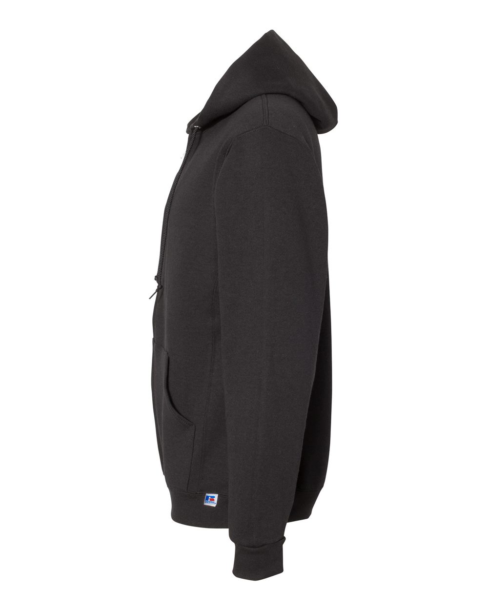 Unisex Dri Power® Full-Zip Hooded Sweatshirt - DirectSide - B60511503 - Black