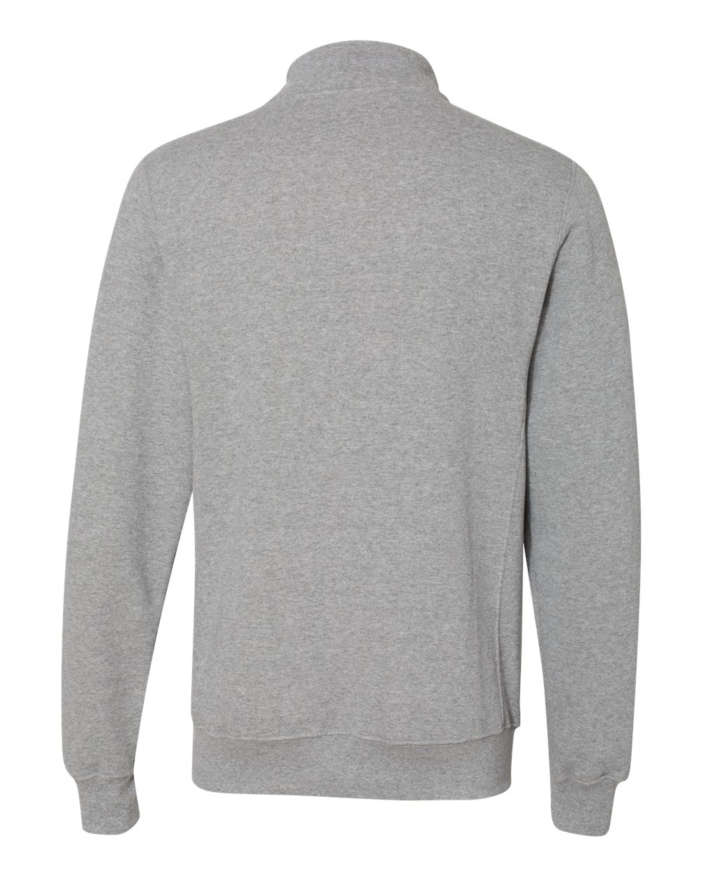 Unisex Dri Power® Quarter-Zip Cadet Collar Sweatshirt - Back - B60711583 - Oxford