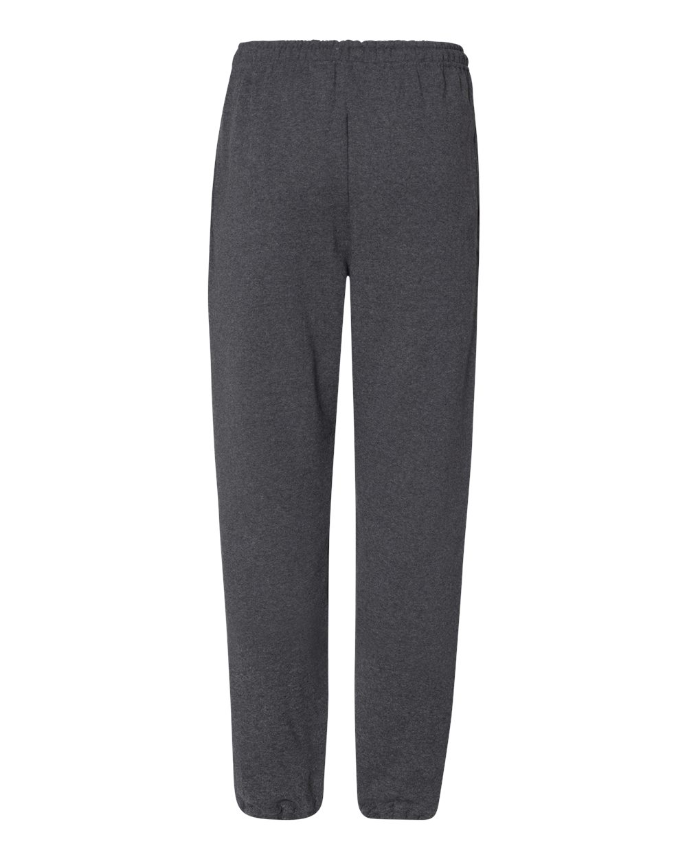 Unisex Dri Power® Closed Bottom Sweatpants with Pockets - Back - B60811513 - Black Heather