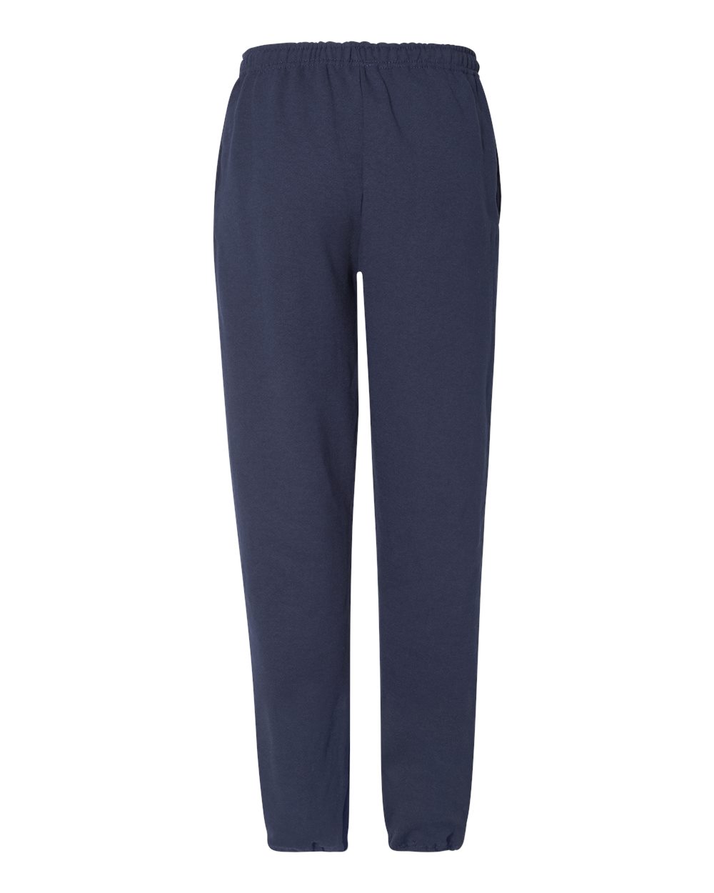 Unisex Dri Power® Closed Bottom Sweatpants with Pockets - Back - B60811653 - Navy