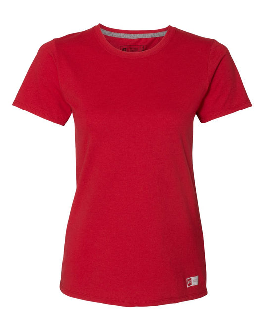 Women's Essential 60/40 Performance T-Shirt - Front - B61611702 - True Red