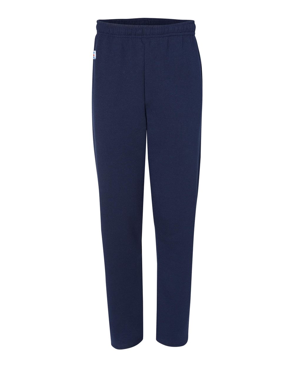 Unisex Dri Power® Open-Bottom Pocket Sweatpants - Front - B63511653 - Navy
