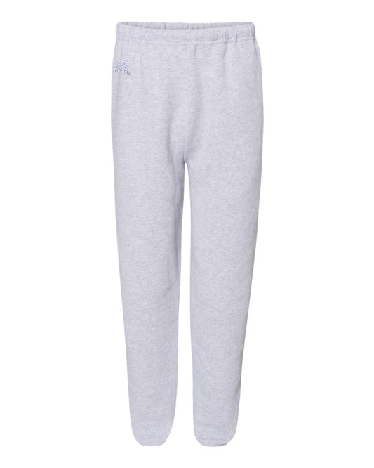 Unisex Dri Power® Closed Bottom Sweatpants - Front - B64011023 - Ash