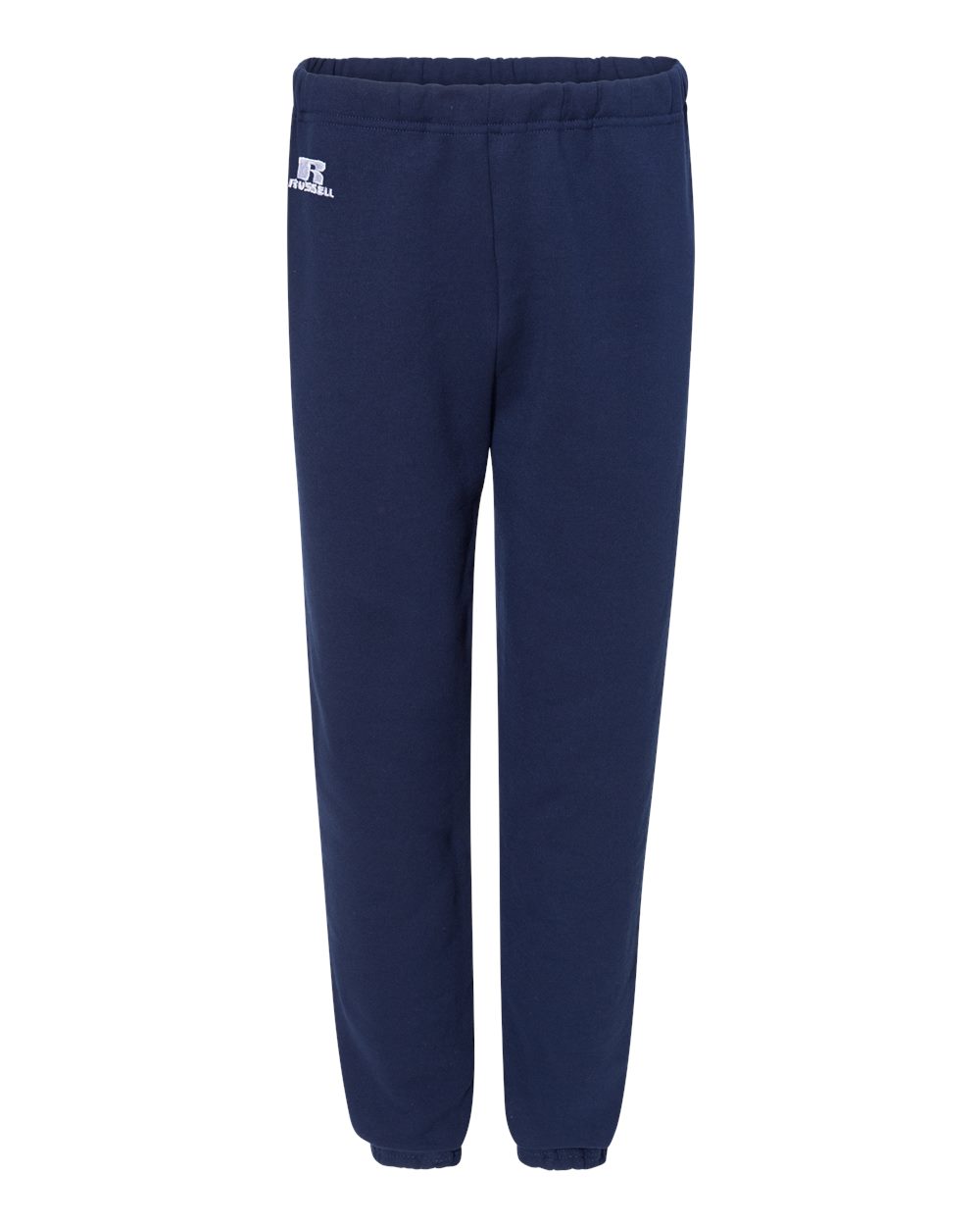 Unisex Dri Power® Closed Bottom Sweatpants - Front - B64011653 - Navy