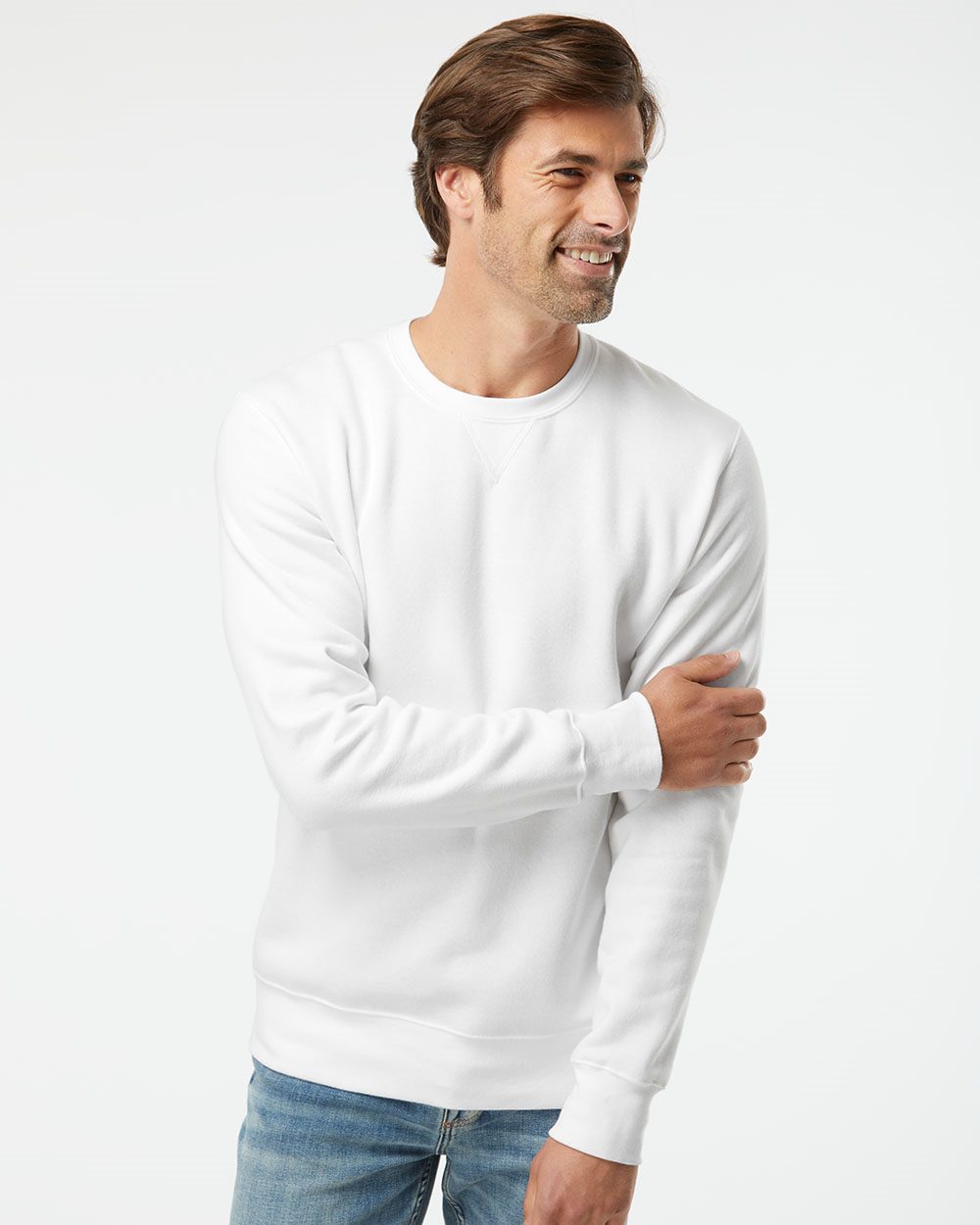 Unisex Cotton Rich Crewneck Sweatshirt - styleImage