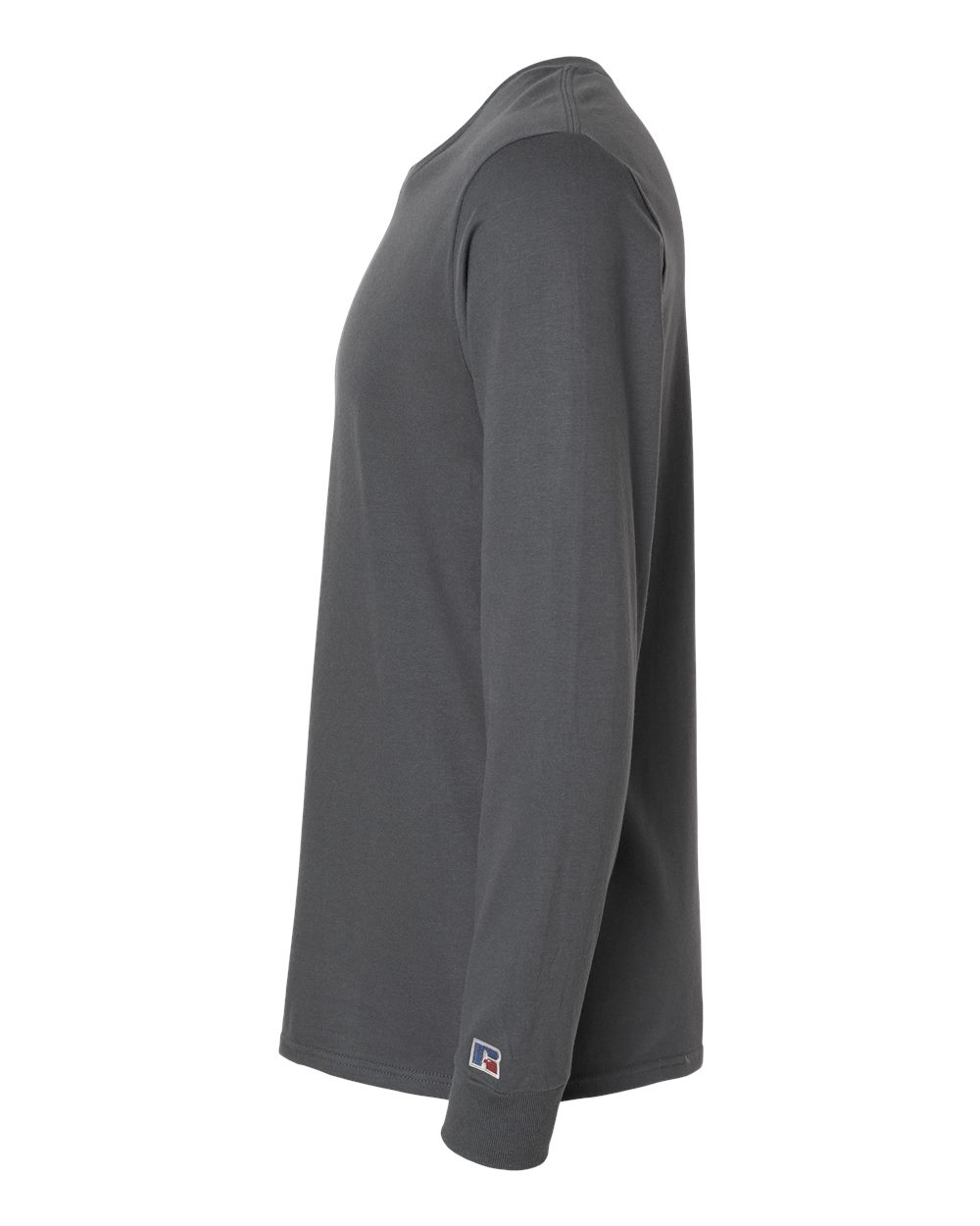Unisex Combed Ringspun Long Sleeve T-Shirt - DirectSide - B01111583 - Charcoal Grey