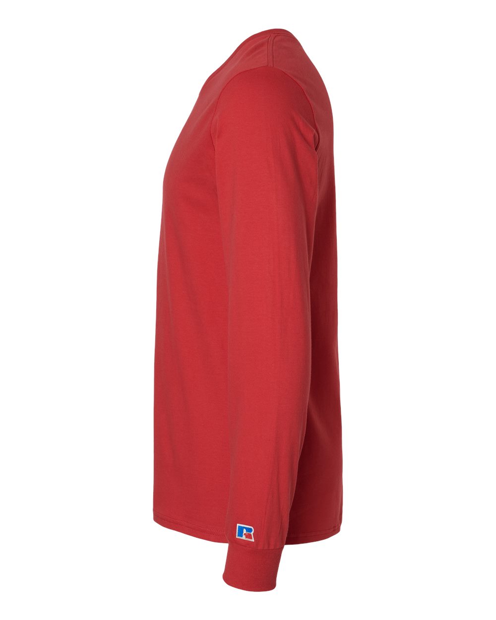 Unisex Combed Ringspun Long Sleeve T-Shirt - DirectSide - B01111703 - True Red