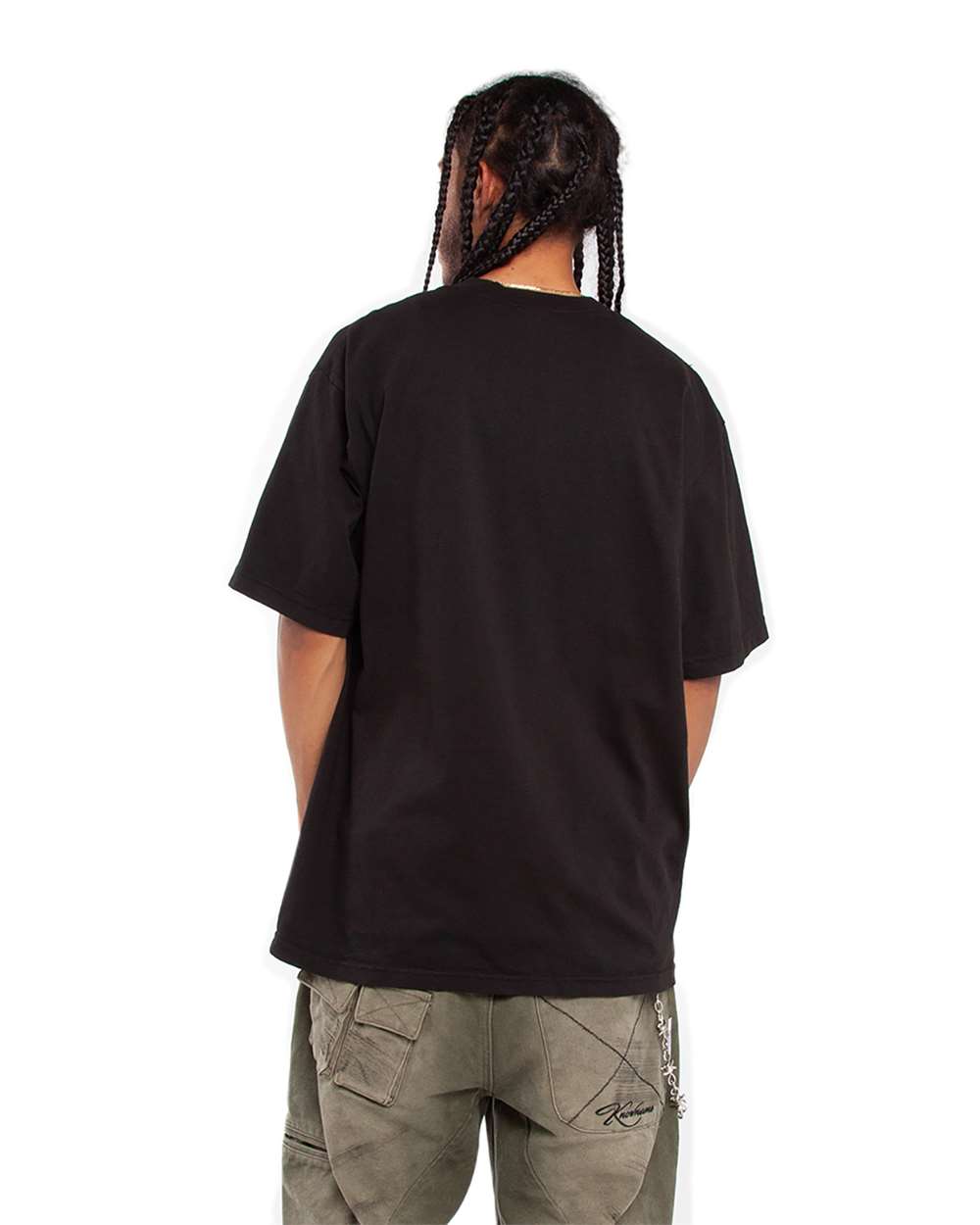 Unisex Garment-Dyed T-Shirt - OnModelBack - B255C2503 - Black