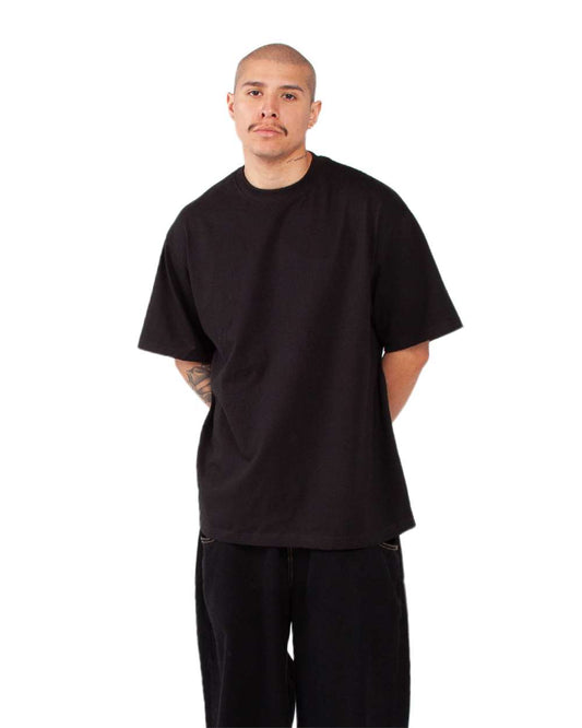Men's Tall Max Heavyweight T-Shirt - OnModelSide - B279C2505 - Black
