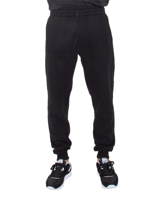 Men's Fleece Joggers - OnModelFront - B253C2503 - Black