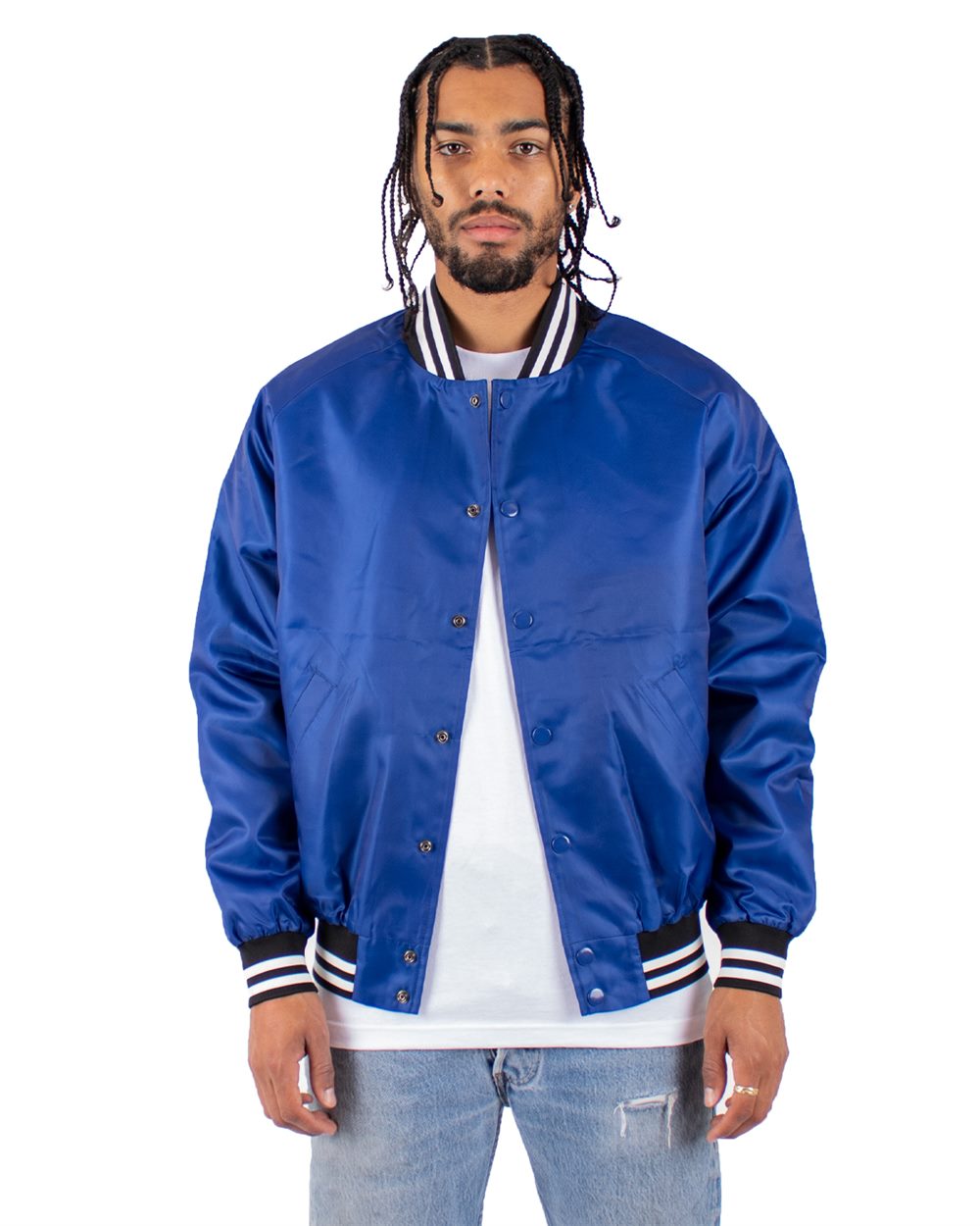 Men's Varsity Bomber Jacket - styleImage