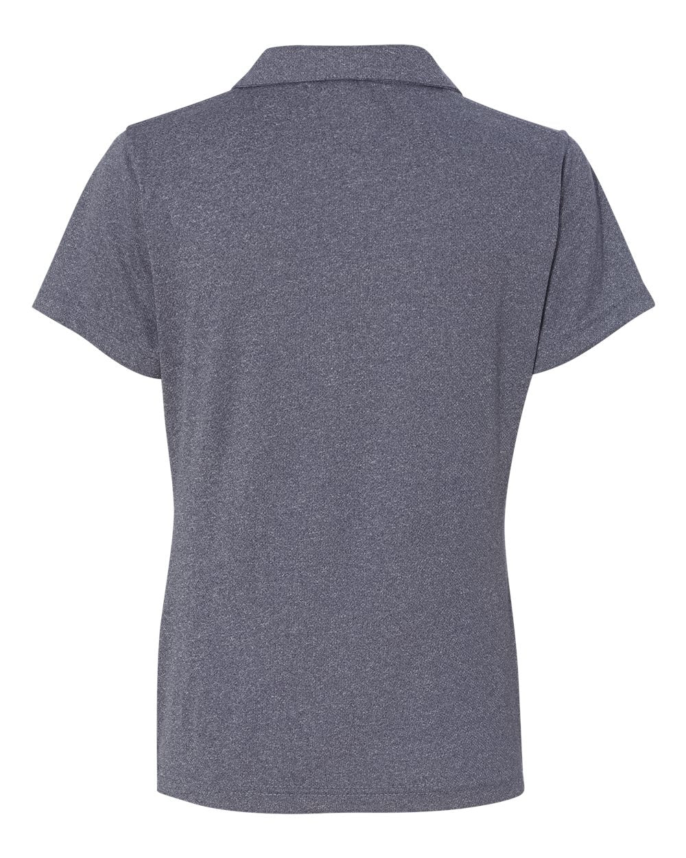Women's Moisture Free Mesh Polo - Back - B10883633 - Heathered Navy