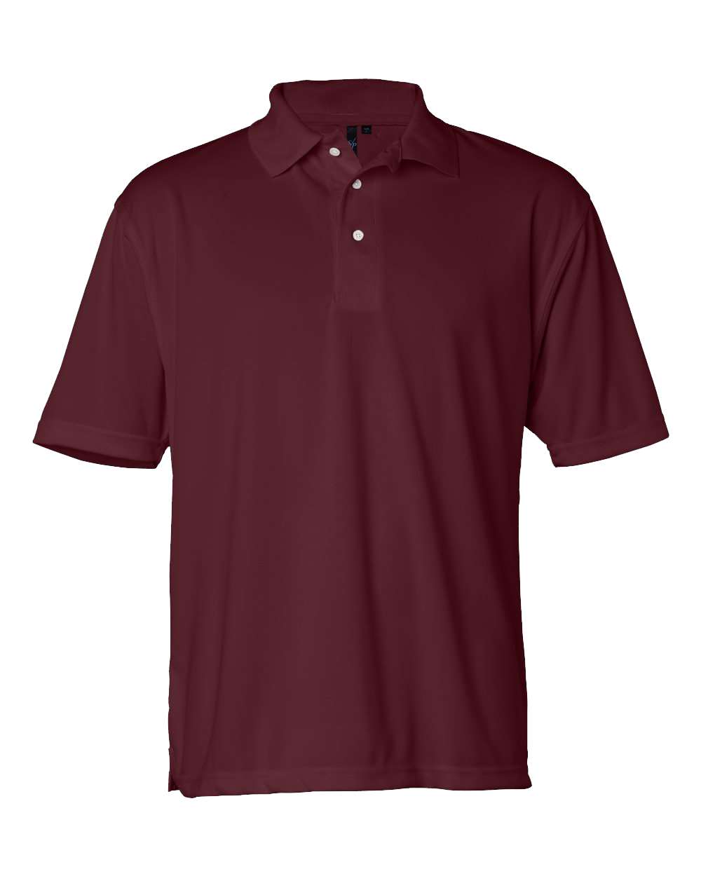 Men's Moisture Free Mesh Polo - Front - B10783533 - Maroon