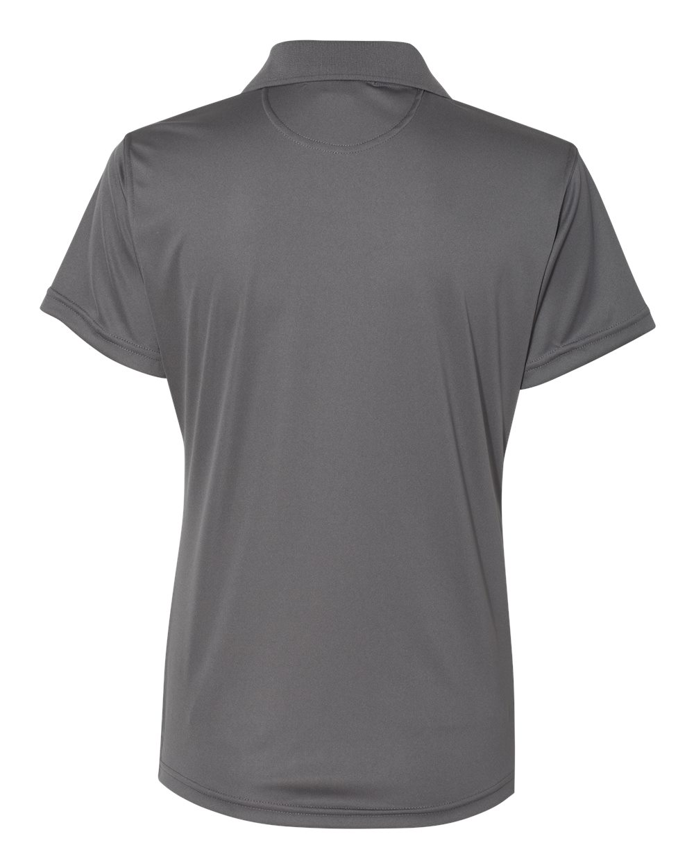 Women's Value Polyester Polo - Back - B45783353 - Steel