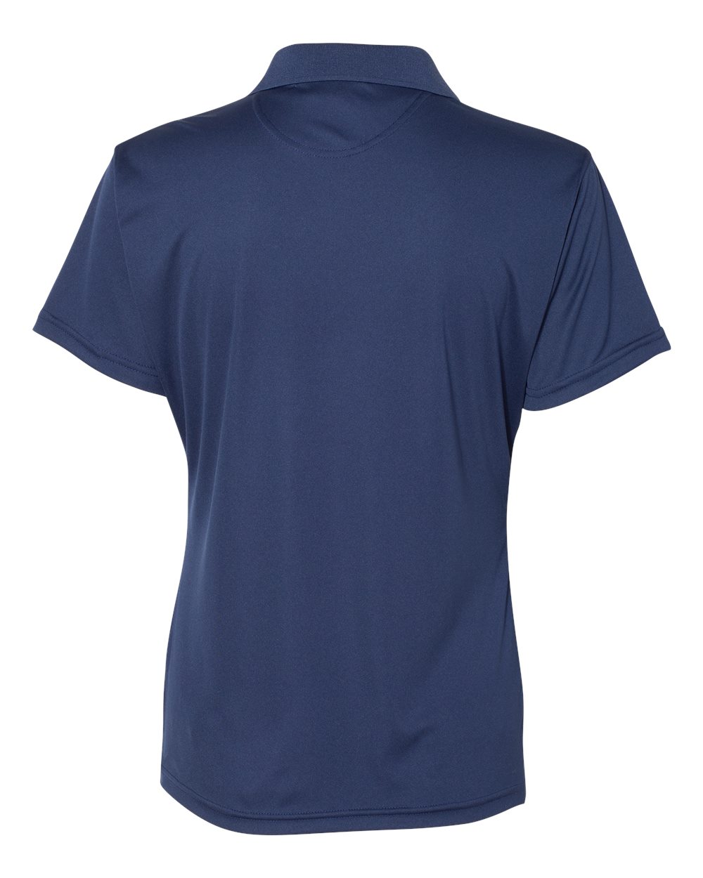 Women's Value Polyester Polo - Back - B45783653 - Navy