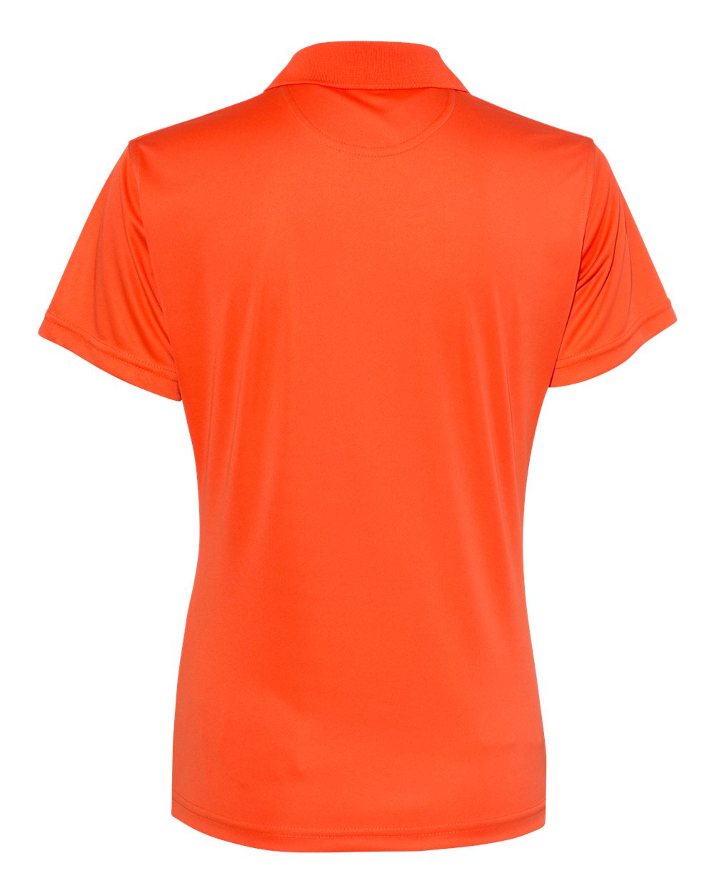 Women's Value Polyester Polo - Back - B45783663 - Orange