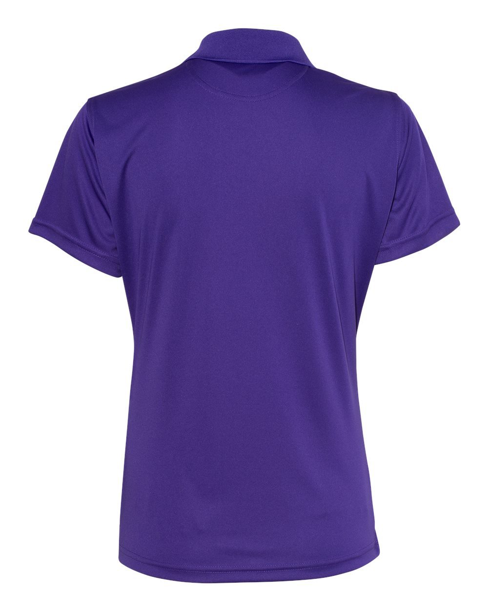 Women's Value Polyester Polo - Back - B45783673 - Purple