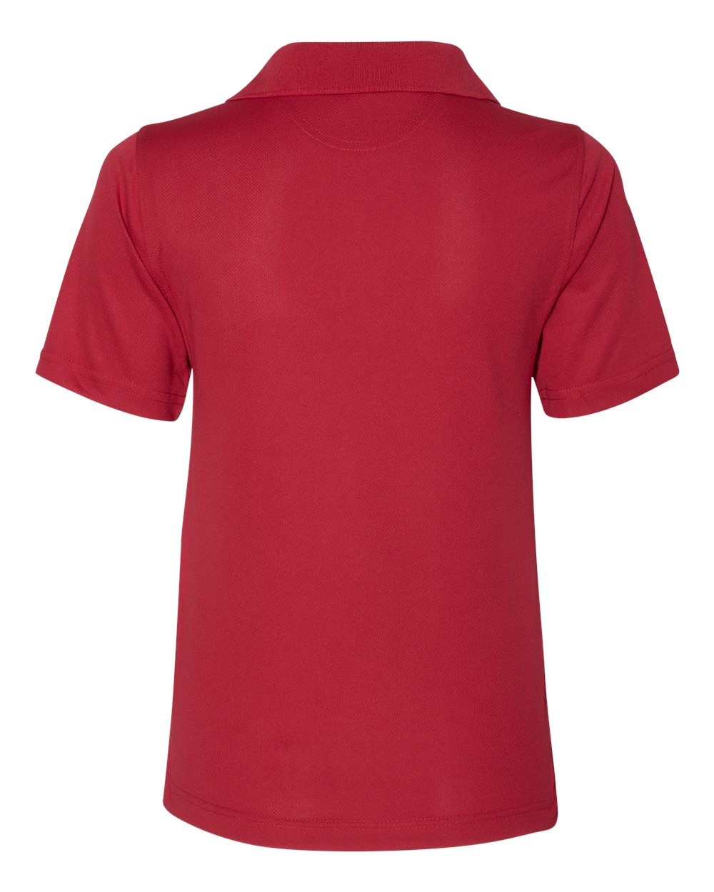 Women's Value Polyester Polo - Back - B45783703 - Red