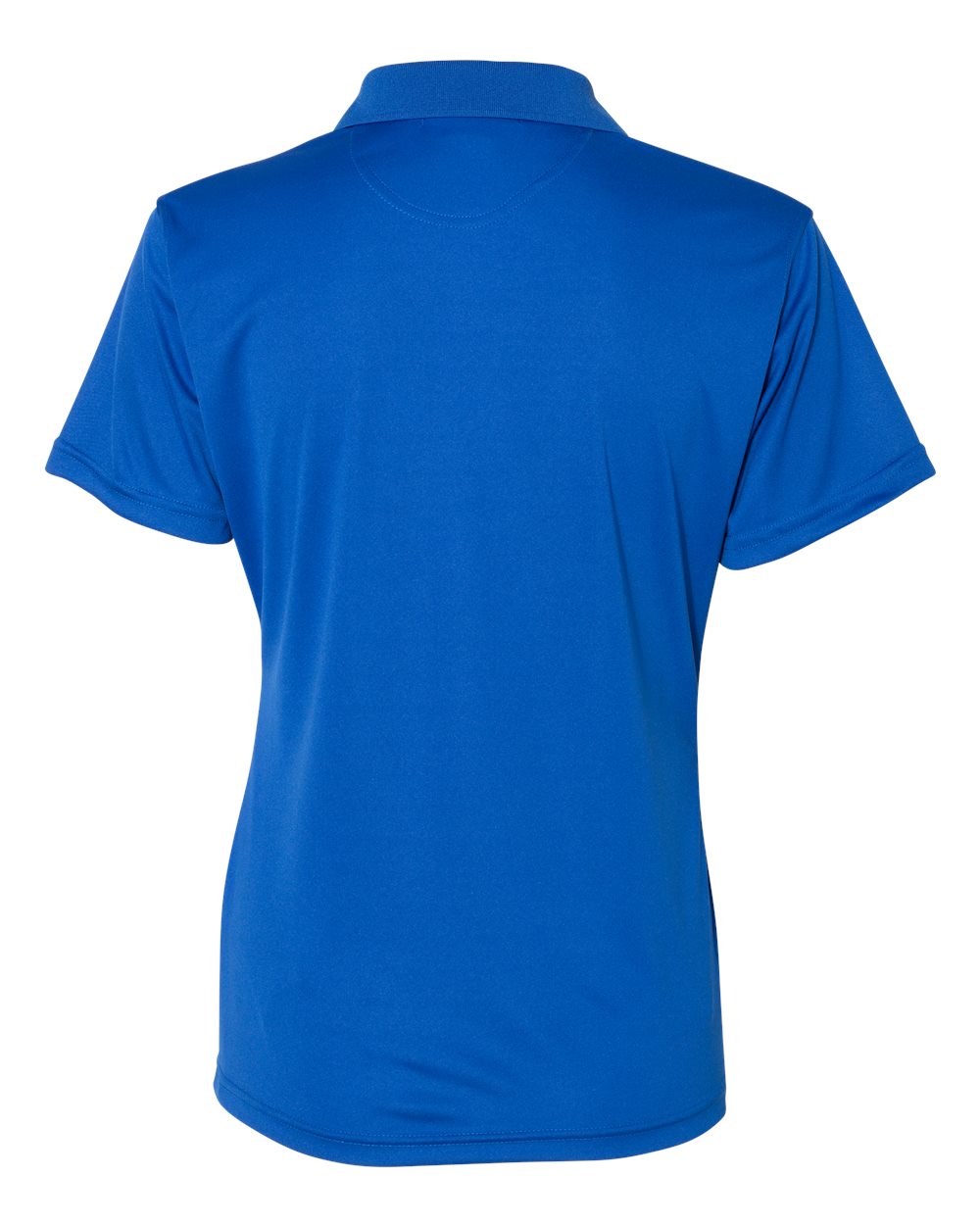 Women's Value Polyester Polo - Back - B45783755 - Royal