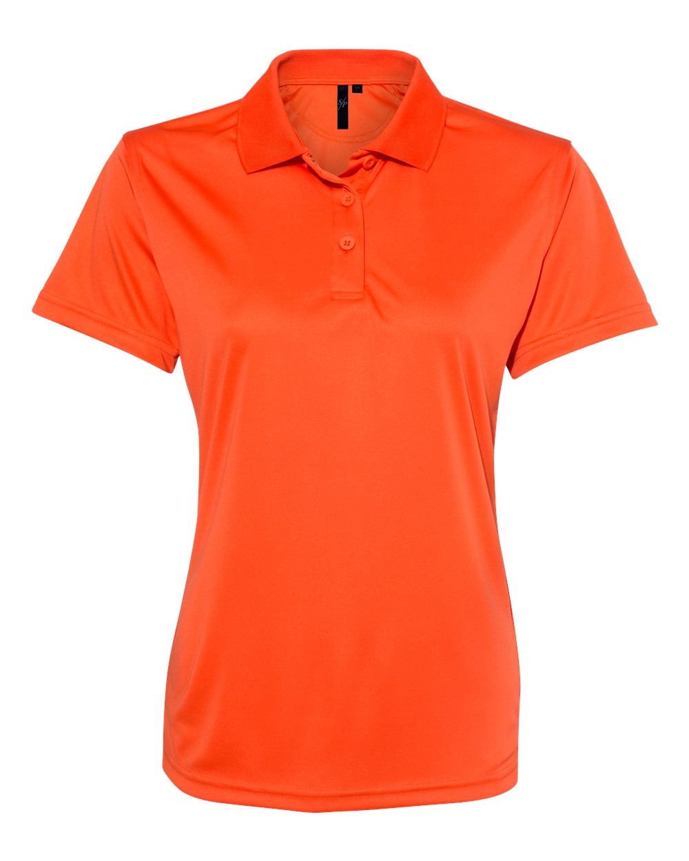Women's Value Polyester Polo - Front - B45783663 - Orange